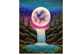 Paint Nite: Moonlight Falls